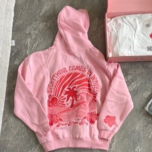 Pink Graphic Hoodie